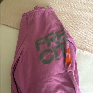 Free City Purple Sweatpants